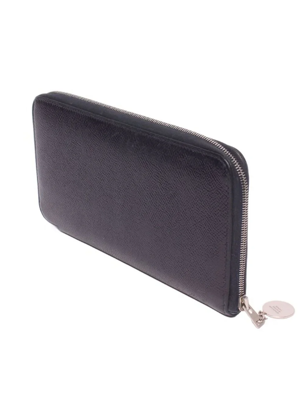 Hermes Zip Around Wallet Silver Azap Silk'in